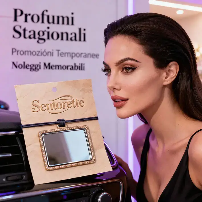 Désodorisant voiture personnalisé pour campagnes temporaires et parfums saisonniers – levier marketing pour promotions et événements récurrents dans le car sharing﻿﻿